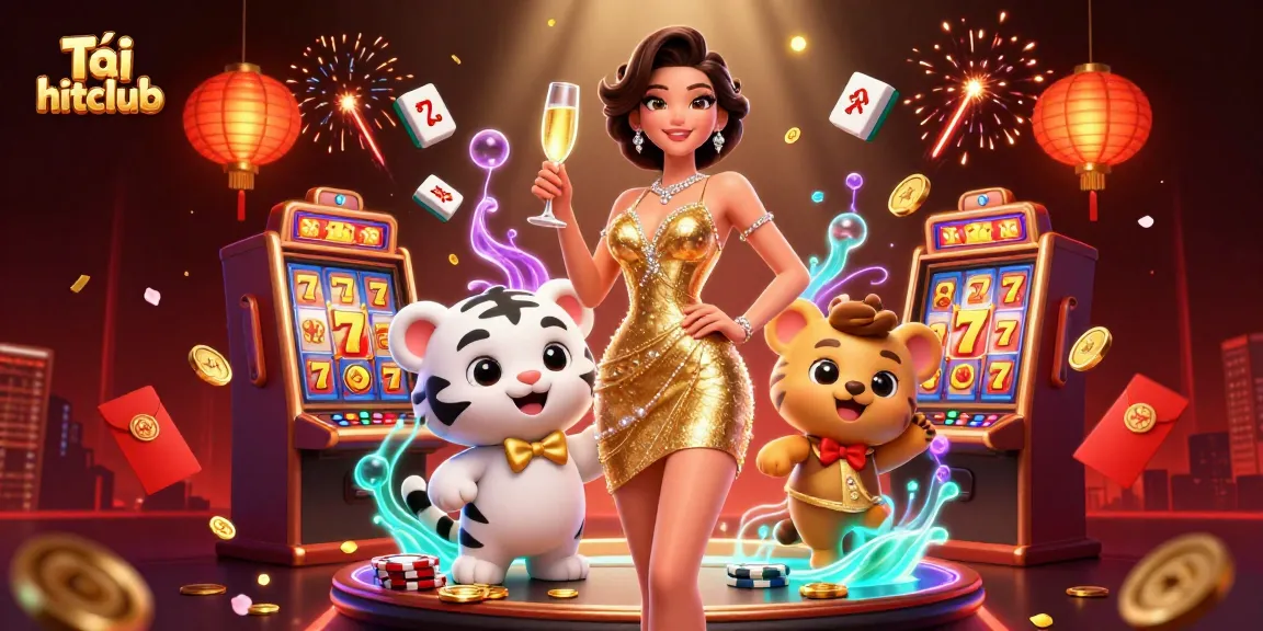 Tải hitclub to experience online gaming thrills with a glamorous atmosphere and vibrant elements.