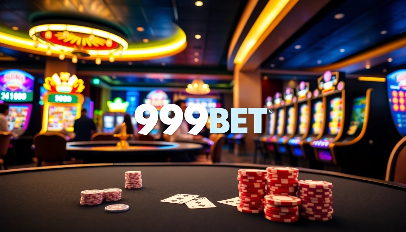 Fun players enjoying various games at 999BET's exciting casino.