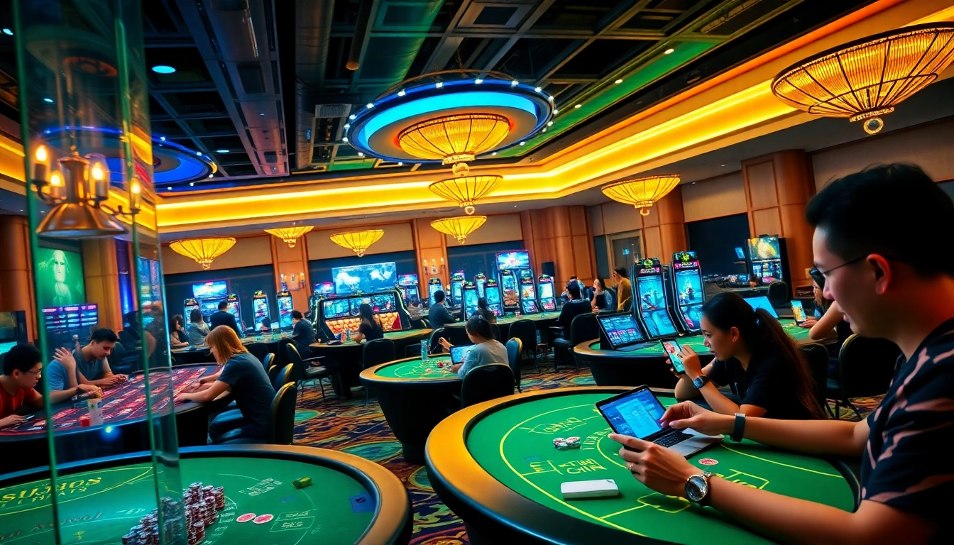 Experience online gaming excitement at https://co88.london/ with vibrant casino visuals and engaged players.