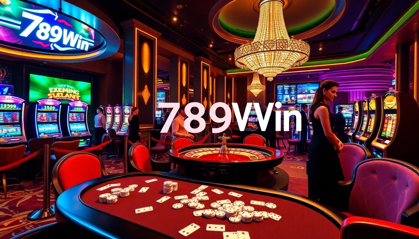 Experience the thrill of gameplay at 789Win with vibrant casino tables and engaging players.