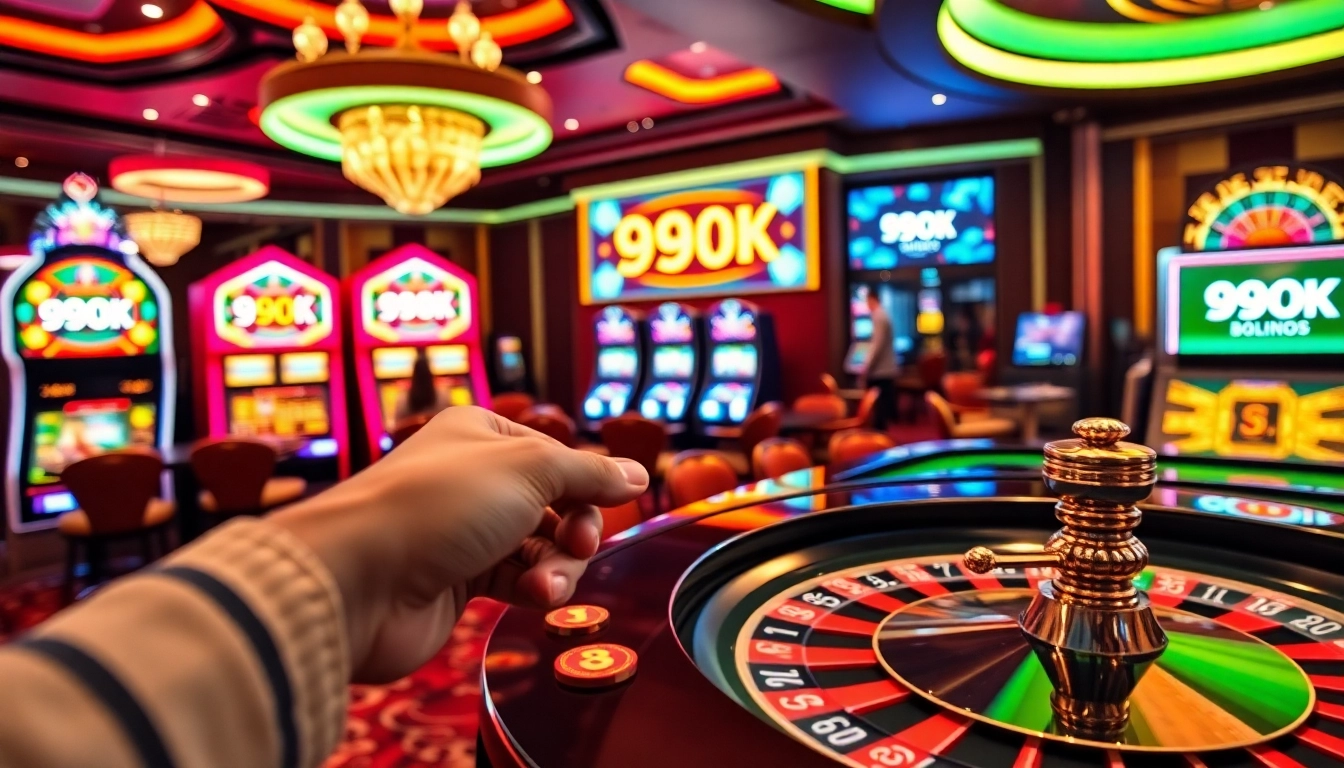Experience thrilling gameplay with vibrant slots and roulette at https://99oke.app/ featuring dazzling casino visuals.