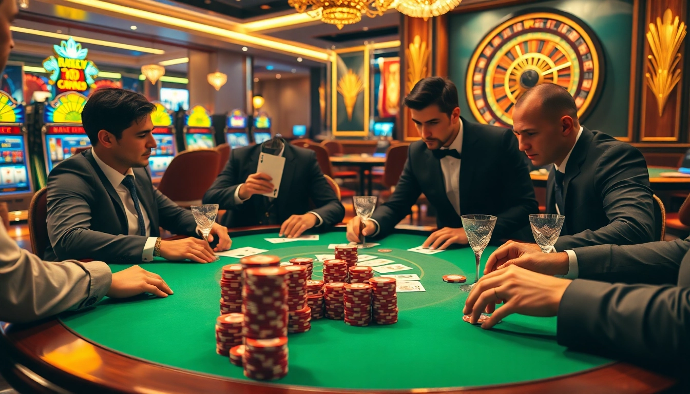 Experience thrilling high-stakes poker action at Bomwin with dynamic gameplay and luxury ambiance.