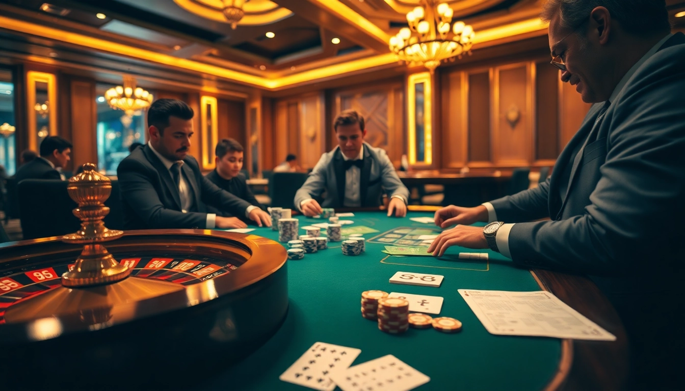 Experience the excitement at a casino with S8-themed poker chips on the table, capturing the thrill of high-stakes gambling.